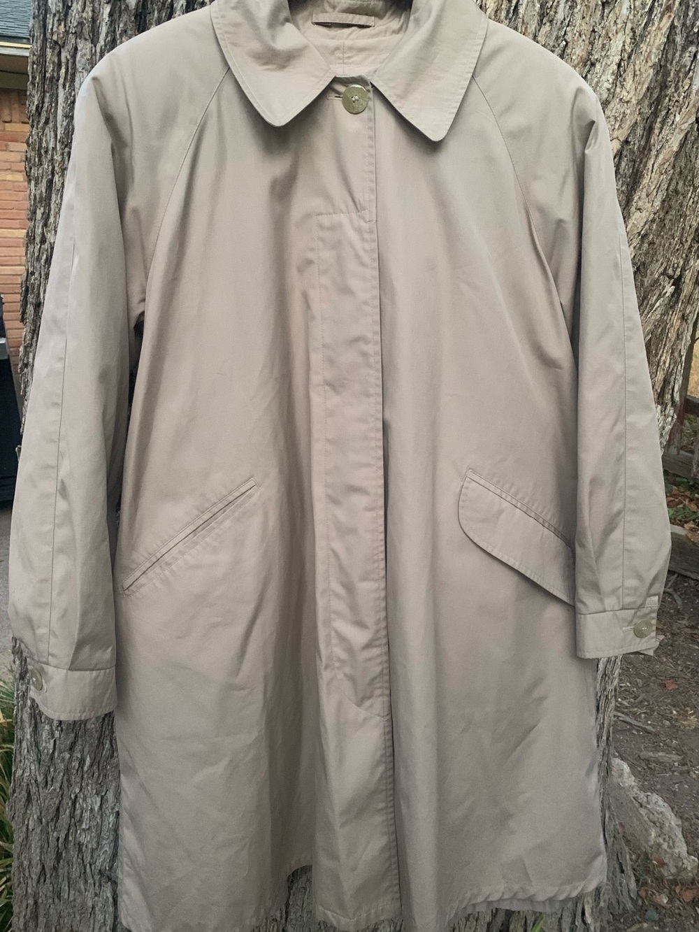 London Fog Men's Tan Trench Coat